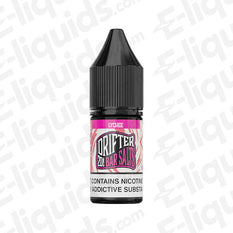 Drifter Bar Salt 10ml Nic Salts Lychee bottle, 20mg nicotine, fruity lychee flavor for smooth vaping experience.