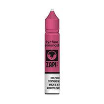 Lychee Lemonade Shortfill E-liquid by ZAP! Juice in a 50ml bottle with pink label.