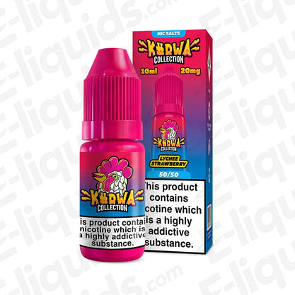 Kurwa Lychee Strawberry 20mg Nic Salt E-liquid