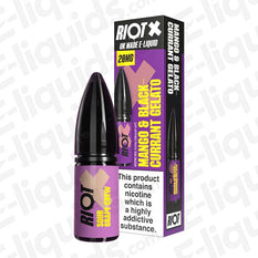 Riot X Mango and Blackcurrant Gelato Nic Salt E-liquid