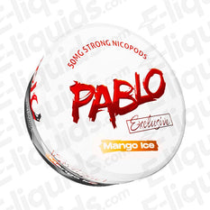 Pablo Exclusive Mango Ice Nicotine Snus Pouches with 50mg nicotine for a refreshing experience.