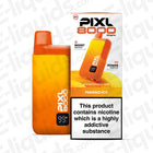 PIXL 8000 Mango Ice Disposable Vape Kit with nicotine warning label.