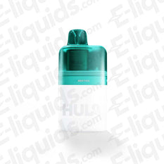 HULA Menthol Prefilled Pod Kit with 2ml pod and 10ml liquid container, offering up to 7000 puffs, rechargeable and compliant for long-term use.