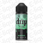 Menthol Shortfill E-liquid by Drip in a 100ml bottle with a 70% VG ratio for a refreshing vaping experience.