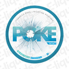 Poke Mint Nicotine Pouch, tobacco-free, 16mg/gram strength, featuring a fresh mint flavor and sleek design.