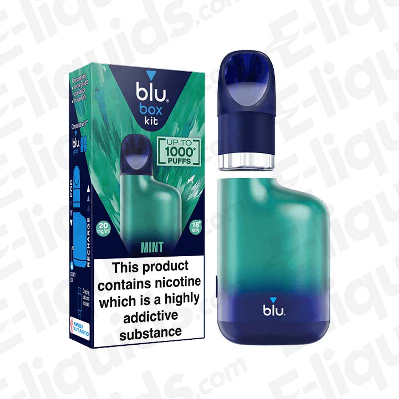 Blu Box Mint Prefilled Pod Kit | E-liquids.com