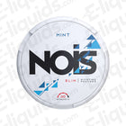 NOIS Mint Nicotine Pouches with 20mg strength in slim tin packaging, featuring a refreshing mint flavor.