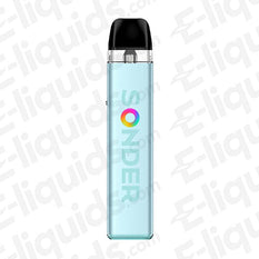 Geekvape Sonder Q2 Vape Pod Kit in aqua color, showcasing sleek design and vibrant logo.
