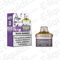 Higo BB 4000 20mg Prefilled Pods Mixed Berry