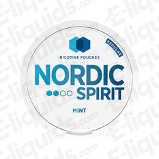 Mint Nordic Spirit Nicotine Pouches, regular strength, mint flavor, tobacco-free, 20 pouches