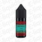 Oasis Nic Salt E-liquid by Elux Legend, featuring sweet berry flavors in a 10ml bottle, available in 10mg and 20mg strengths.