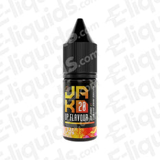 Okay Orange Strawberry Banana Gum Nic Salt E-liquid by JackD in a 10ml bottle with 20mg nicotine salt strength.