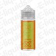 Pod Salt Nexus Orange Mango Lime Shortfill E-liquid bottle showcasing vibrant tropical flavors.