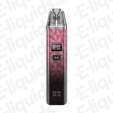 Oxva Xlim Classic Pod Vape Kit in sleek pink design, featuring digital display and compact shape for MTL vaping.