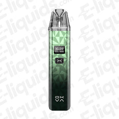 Oxva Xlim Classic Pod Vape Kit in green with display, ideal for beginners and experienced vapers.