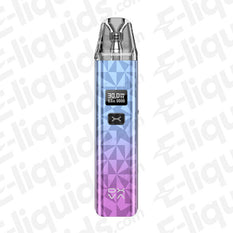Oxva Xlim Classic Pod Vape Kit in gradient blue and pink finish with digital display and sleek design.