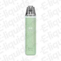 OXVA Xlim Go Pod Vape Kit in mint green color with sleek design and signature branding.