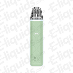 OXVA Xlim Go Pod Vape Kit in mint green color with sleek design and signature branding.