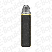 OXVA Xlim Go Pod Kit vape device with sleek black and gold design, ideal for both beginners and experienced vapers.