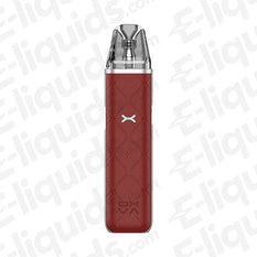 OXVA Xlim Go Pod Kit in red, featuring a sleek design and robust performance for ideal vaping experience.