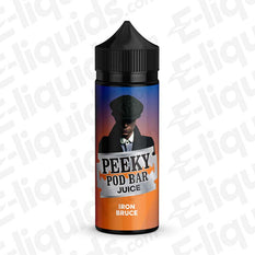 Peeky Pod Bar Iron Bruce 50/50 100ml Shortfill