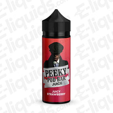 Peeky Pod Bar Juicy Strawberry 50/50 100ml Shortfill