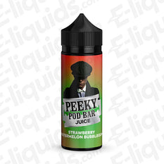 Peeky Pod Bar Strawberry Watermelon Bubblegum 50/50 100ml Shortfill
