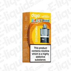 Vaporesso Dojo Blast 6000 Pineapple Ice Prefilled Pod packaging displaying nicotine warning and design