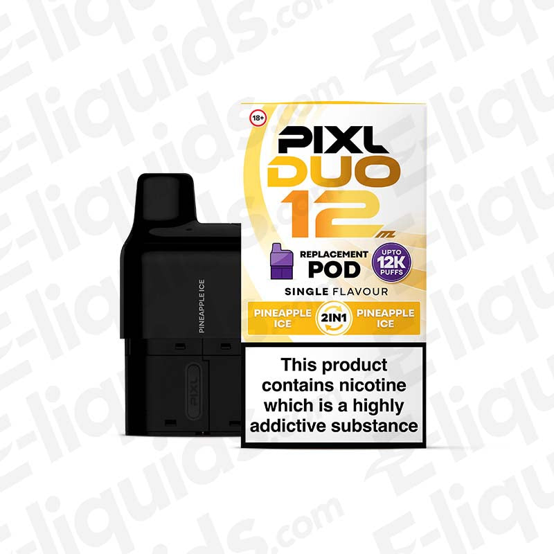 PIXL Duo 12 Pineapple Ice Prefilled Pod | Chilled Tropical