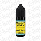 Elux Legend Pineapple Ice Nic Salt E-liquid bottle with a tropical design for fruity vaping experience.