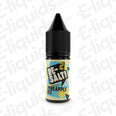 Pineapple Ice Nic Salt E-liquid by Re Salt in a 10ml bottle, featuring vibrant tropical graphics and menthol freshness.
