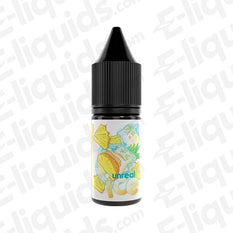 Pineapple Ice Nic Salt E-liquid by Unreal in a 10ml bottle with fruity design and refreshing flavor.