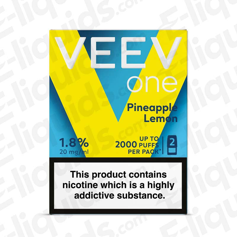 Veev One Refillable Pods VEEV One Pineapple Lemon Prefilled Pod 2-Pack Veev One Refillable Pods VEEV One Pineapple Lemon Prefilled Pod 2-Pack