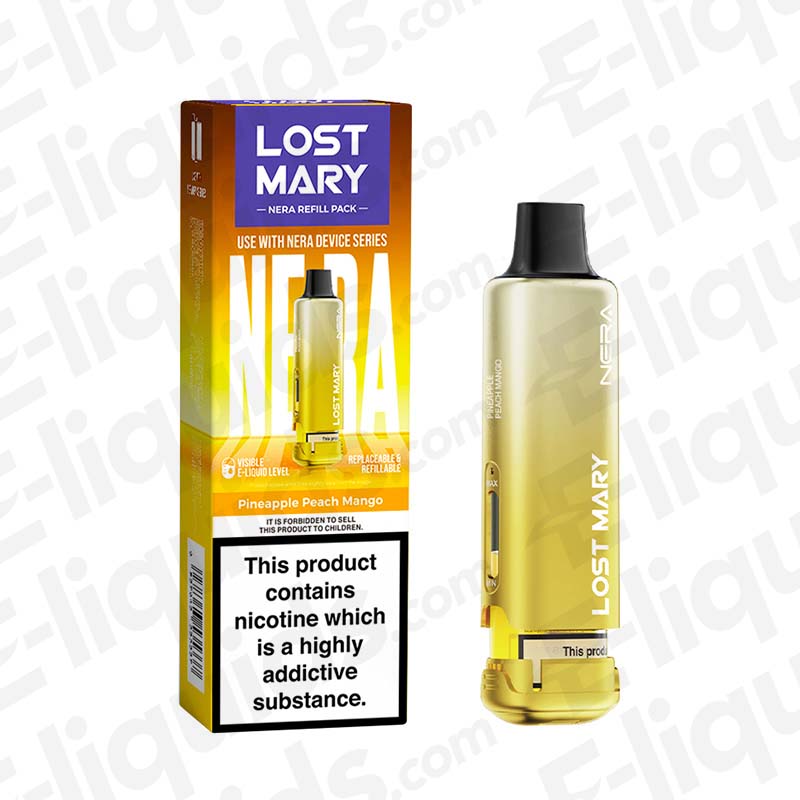 Lost Mary NERA 15K Pineapple Peach Mango Prefilled Pod Lost Mary NERA 15K Pineapple Peach Mango Prefilled Pod
