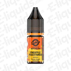 Pineapple Peach Mango Deliciu 2 Nic Salt E-liquid by Vaporesso in 10ml bottle, flavorful blend of tropical fruits.