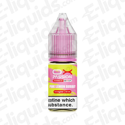 Pink Lemon Bubbly OX Passion Nic Salt E-liquid by OXVA