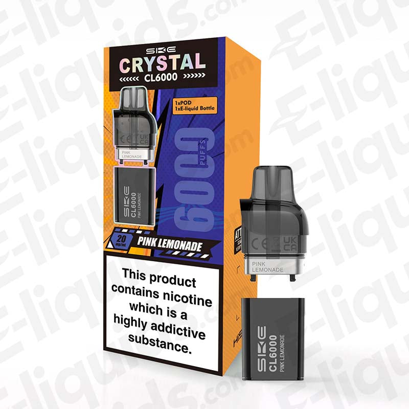 refillable crystal vape pods SKE Crystal Plus Refillable Pods - Pack of 2 main image 1