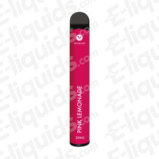 pink lemonade puff bar disposable vape device by vaporlinq
