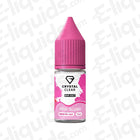Pink Slush Nic Salt E-liquid by Crystal Clear Bar Salts in a stylish bottle with pink cap, 10mg nicotine, 10ml.