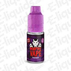 Vampire Vape Pinkman E-liquid 10ml bottle with mixed fruit and citrus flavors, 60PG/40VG ratio, suitable for pod kits and starter kits.