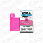 PIXL 8000 Compliant Prefilled Pod in pink, showcasing the packaging with 20mg/ml nicotine warning label.