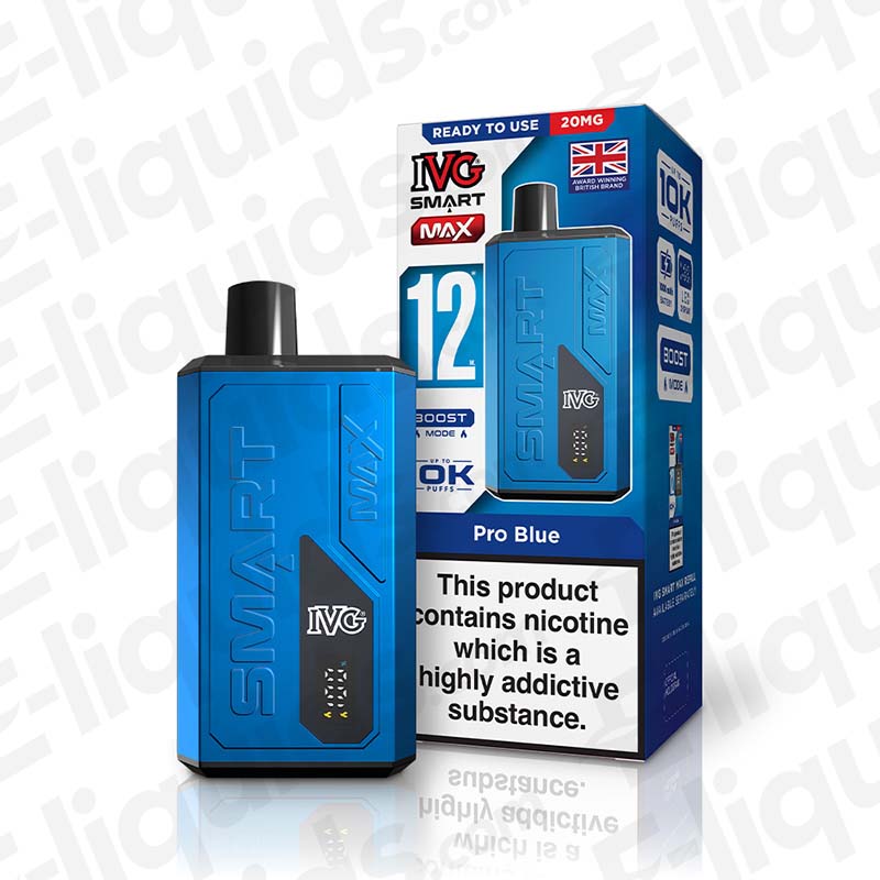 ivg pro max pods IVG Smart Max Pro Blue Prefilled Pod Kit| E-liquids.com