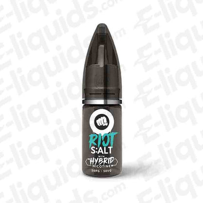 Pure Minted Nic Salt E-liquid by Riot Squad in a 10ml bottle featuring mint, menthol, and mixed berry flavors.