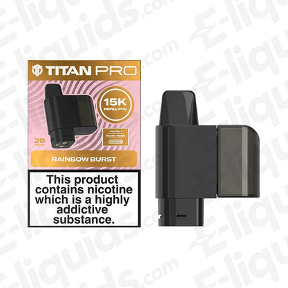 Titan Pro Rainbow Burst 20mg Prefilled Pods