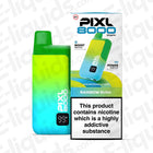 PIXL 8000 Compliant Pre-filled Pod Kit with sleek design, 8000 puffs capacity, Rainbow Rush flavor, and advanced meshed coil technology.
