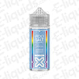 Pod Salt Nexus Rainbow Shortfill E-liquid 100ml bottle showcasing vibrant candy-inspired design.