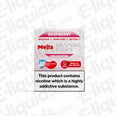 Raspberry MELTA Nicotine Strips pack, 2mg strength, smoke-free, 20 strips for a satisfying nicotine experience.