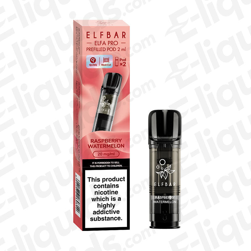ELF BAR Elfa Pro Raspberry Watermelon Prefilled Pod ELF BAR Elfa Pro Raspberry Watermelon Prefilled Pod