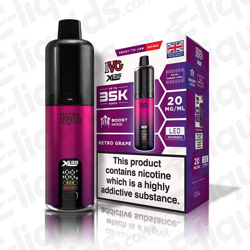 IVG XL 35K Retro Grape Prefilled Pod Kit