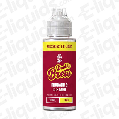 Ohm Brew Double Brew Rhubarb and Custard 100ml Shortfill E-liquid